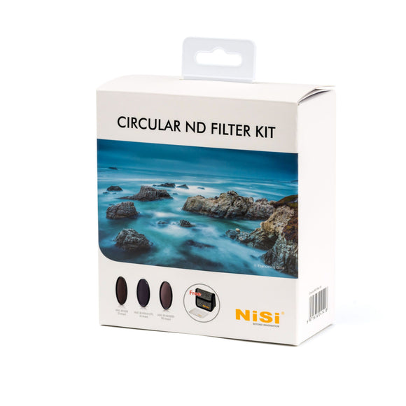NiSi 77mm Circular ND Filter Kit - 12grayclouds